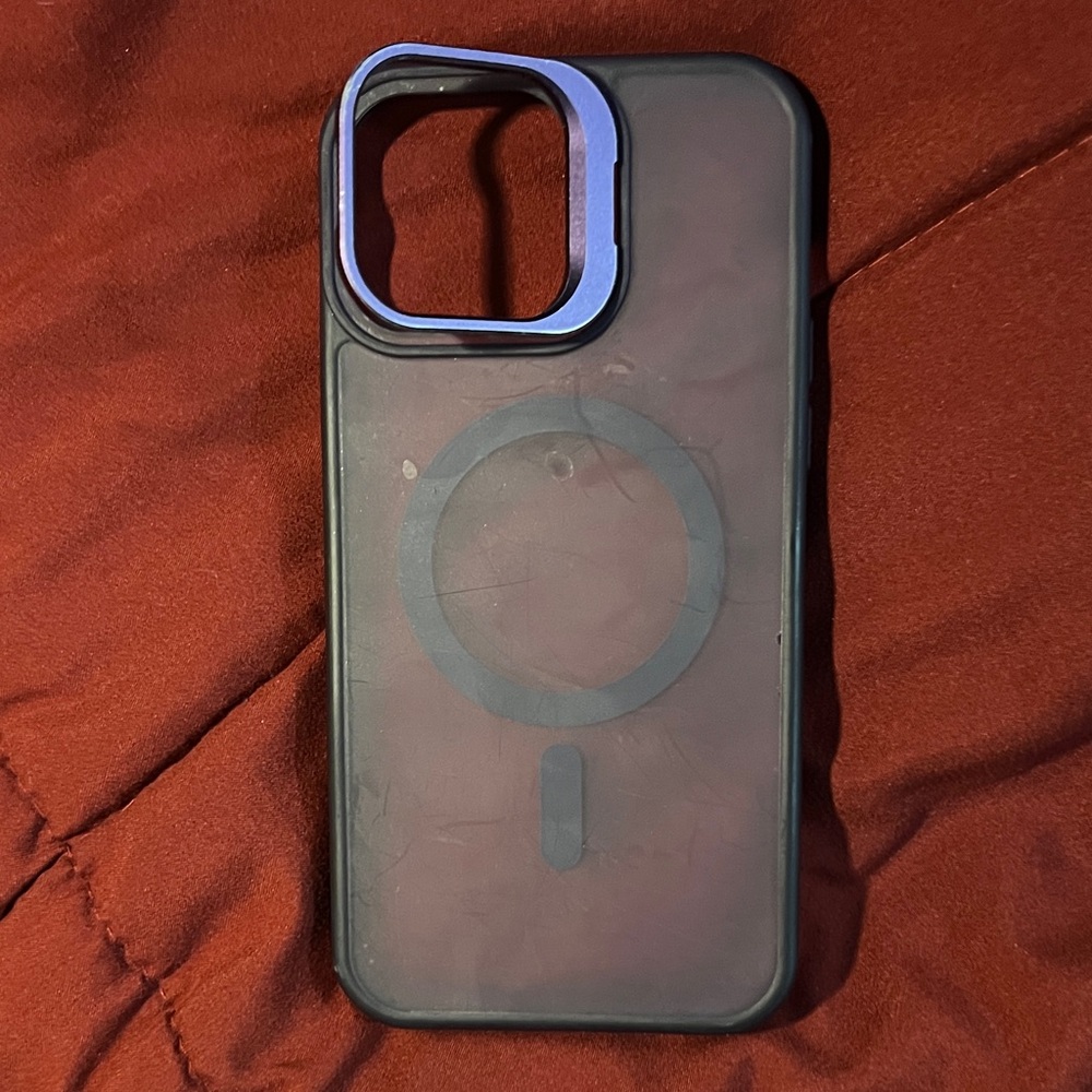 MagSafe Compatible Black Phone Case